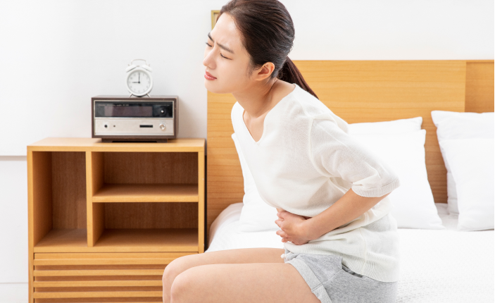 속쓰림, 복부 통증